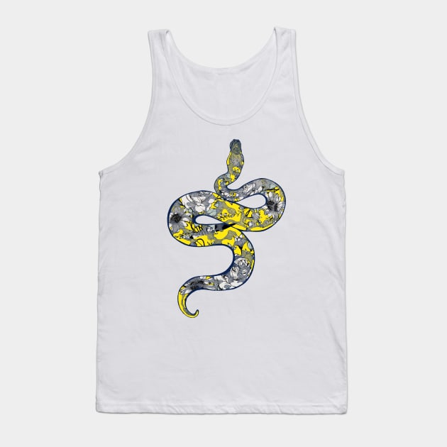 Floral Snake Tank Top by Jess Adams